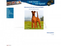 irish-terrier-egautal.de Webseite Vorschau