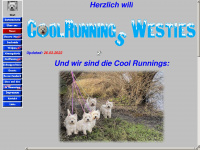 coolrunnings-westie.de Webseite Vorschau