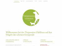 tierpension-dahlhaus.de Webseite Vorschau