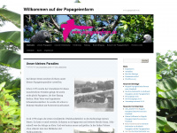 papageienfarm.de Webseite Vorschau