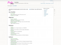 pofowiki.de Webseite Vorschau