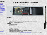 tinyfox.de Webseite Vorschau