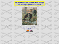 confederate-cavalry.de Webseite Vorschau