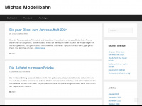 michas-modellbahn.de Webseite Vorschau