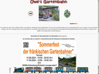 uwes-gartenbahn.de Webseite Vorschau