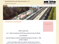 modellbahn-westerstetten.de Webseite Vorschau