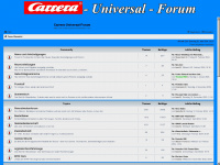 carrera-universal-forum.de Webseite Vorschau