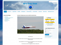 mfg-saar-west.de Webseite Vorschau