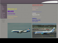 maxis-aviation.de Webseite Vorschau