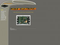 weberelectronic.de Webseite Vorschau