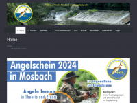 fischereiverein-mosbach.de Webseite Vorschau