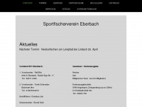 sfv-eberbach.de Webseite Vorschau
