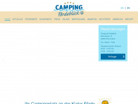 camping-foerdeblick.de Webseite Vorschau