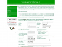 jaegerversicherung.de Webseite Vorschau