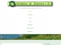 wildhueter-st-hubertus.de Webseite Vorschau