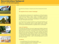 naturerlebnishaus-saalegrund.de Webseite Vorschau