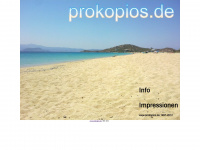 prokopios.de Webseite Vorschau