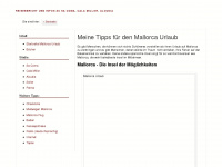 mallorca-urlaub-tipps.de Webseite Vorschau