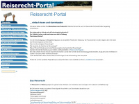 reiserecht-portal.de Webseite Vorschau