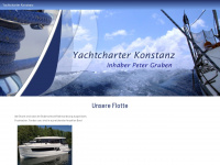 yachtcharter-konstanz.de Webseite Vorschau