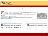 dringenberg-history.de Webseite Vorschau