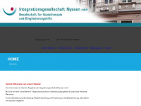 integrationsgesellschaft-nyssen.de Webseite Vorschau