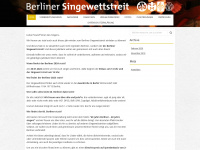 berliner-singewettstreit.de Webseite Vorschau