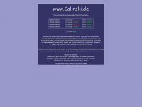 calinski.de Webseite Vorschau