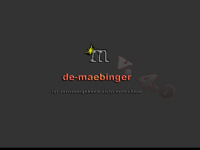 de-maebinger.de Webseite Vorschau