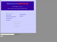 aphixis.de Webseite Vorschau