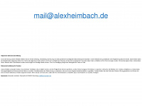 alexheimbach.de Webseite Vorschau