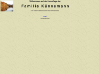 kuennemann-family.de Webseite Vorschau