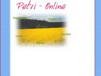 petri-online.de Webseite Vorschau