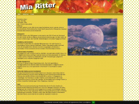 mia-ritter.de Webseite Vorschau