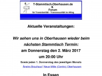 t-stammtisch-oberhausen.de Webseite Vorschau