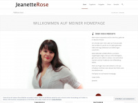 jeanette-rose.de Webseite Vorschau