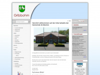 gribbohm.de Webseite Vorschau