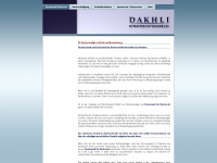 dakhli.de Webseite Vorschau