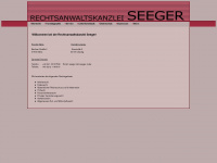 seeger-ra.de Webseite Vorschau