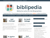 biblipedia.de Webseite Vorschau