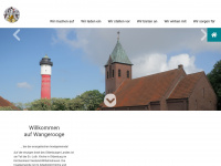 kirche-am-meer-wangerooge.de Webseite Vorschau