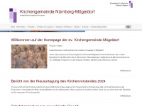 moegeldorf-evangelisch.de Webseite Vorschau