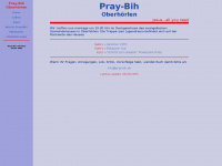 pray-bih.de Webseite Vorschau