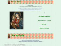 heilige-maria.de Webseite Vorschau