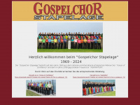 gospelchor-stapelage.de Webseite Vorschau