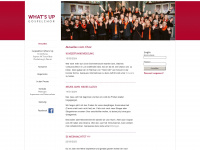 whats-up-gospelchor.de Webseite Vorschau