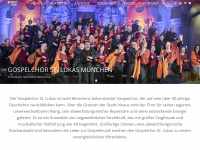 gospelchor-st-lukas.de Webseite Vorschau