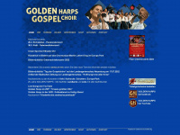 goldenharps.de Webseite Vorschau