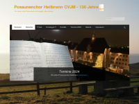 posaunenchor-heilbronn.de Webseite Vorschau