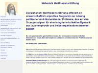 maharishi-weltfriedens-stiftung.de Webseite Vorschau